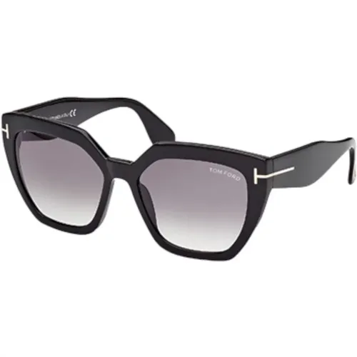 Butterfly Sunglasses Acetate Grey Lenses , female, Sizes: 56 MM - Tom Ford - Modalova