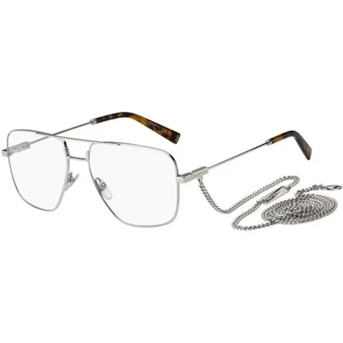 Metallgestell Brille, Hebe deinen Stil , Herren, Größe: 56 MM - Givenchy - Modalova