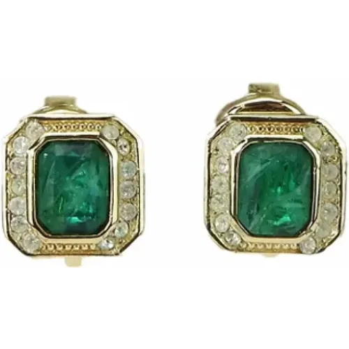 Pre-owned Jewellery, female, , Size: ONE SIZE Pre-owned Metal earrings - Dior Vintage - Modalova