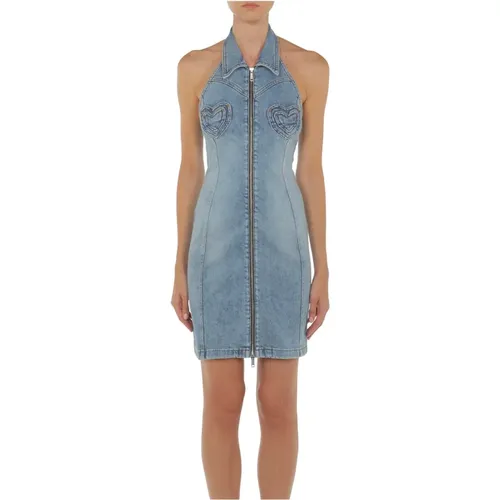 Denim Kleider für Damen , Damen, Größe: S - Moschino - Modalova