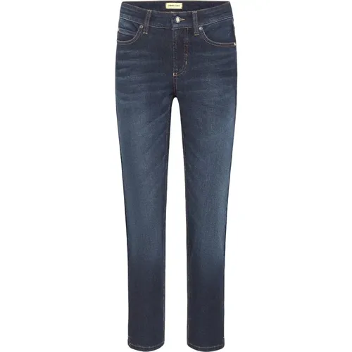 Classic Dark Denim Cropped Jeans , female, Sizes: L, M, XS, 2XL - CAMBIO - Modalova