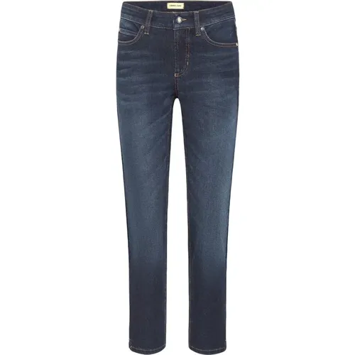 Classic Dark Denim Cropped Jeans , female, Sizes: L, S, M, XS, XL, 2XL - CAMBIO - Modalova