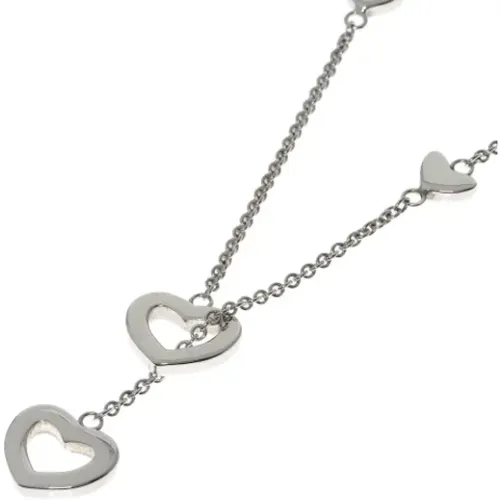 Pre-owned Jewellery, female, , Size: ONE SIZE Pre-owned Silver necklaces - Tiffany & Co. Pre-owned - Modalova