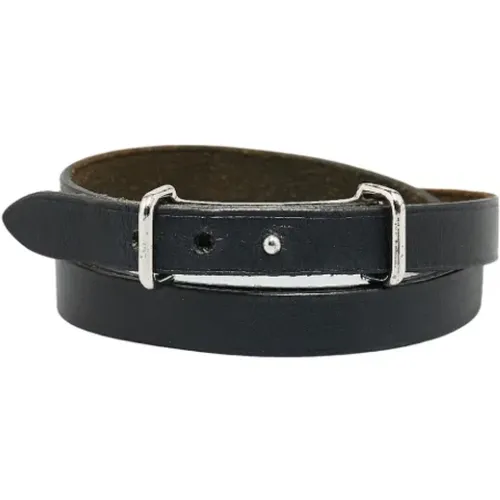 Pre-owned Jewellery, male, , Size: ONE SIZE Pre-owned Leather bracelets - Hermès Vintage - Modalova