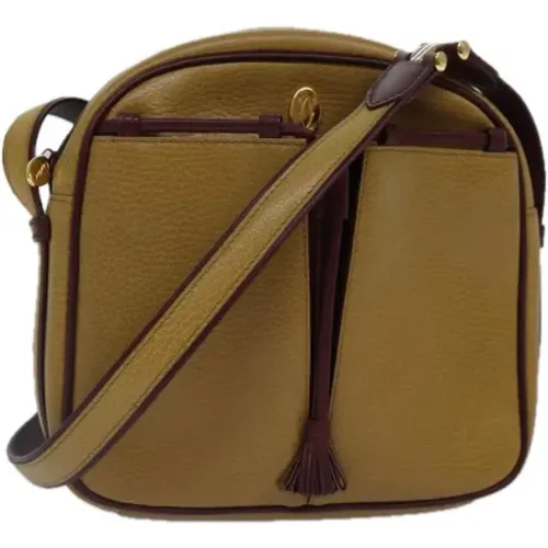 Pre-owned Cross Body Bags, female, , Size: ONE SIZE Pre-owned Leather shoulder-bags - Cartier Vintage - Modalova