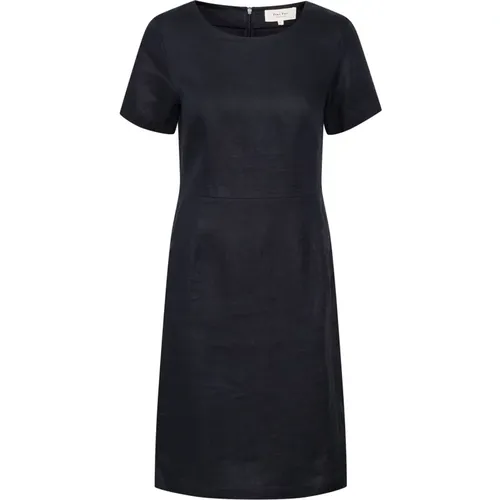 Simple Linen Dress with Short Sleeves , female, Sizes: L, XL, M - Part Two - Modalova