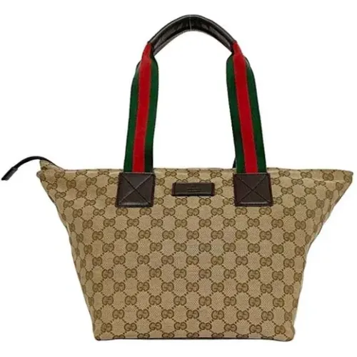 Pre-owned Tote Bags, female, , Size: ONE SIZE Pre-owned Leather gucci-bags - Gucci Vintage - Modalova