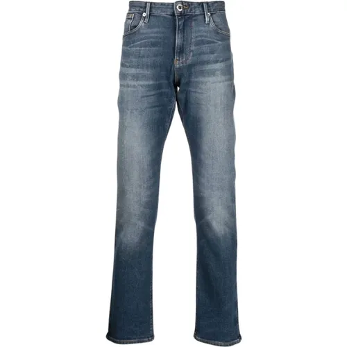 Blaue Jeans , Herren, Größe: W34 - Emporio Armani - Modalova