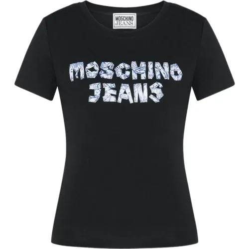 Classic T-shirt , female, Sizes: L - Moschino - Modalova