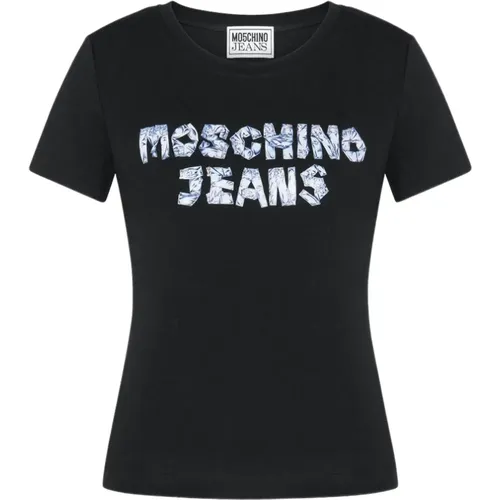 Classic T-shirt , female, Sizes: S, XS, L, M - Moschino - Modalova