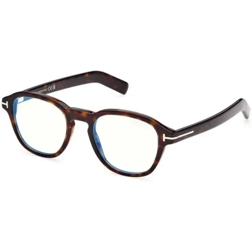 Ft5821-B 052 Glasses, Dark Havanna , female, Sizes: ONE SIZE - Tom Ford - Modalova