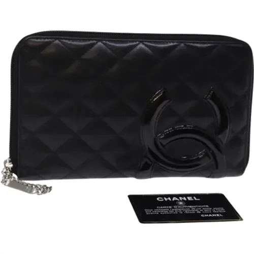 Pre-owned Leather wallets , female, Sizes: ONE SIZE - Chanel Vintage - Modalova