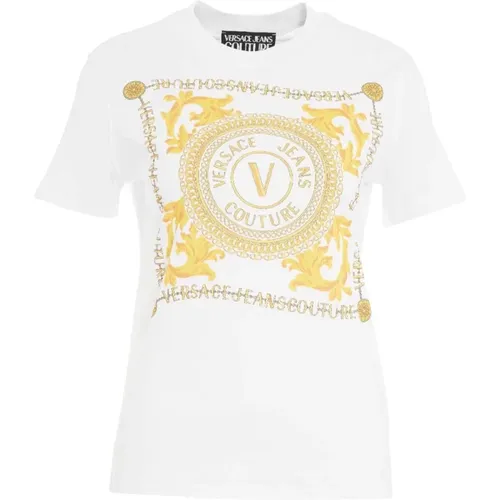 T-Shirts , Damen, Größe: XS - Versace - Modalova