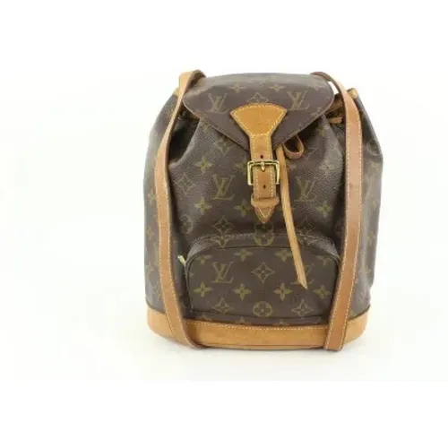 Pre-owned Backpacks, female, , Size: ONE SIZE Canvas Pre-owned Bags, France Made, Sp0989 - Louis Vuitton Vintage - Modalova