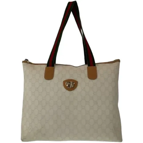 Pre-owned Tote Bags, female, , Size: ONE SIZE Pre-owned Canvas gucci-bags - Gucci Vintage - Modalova