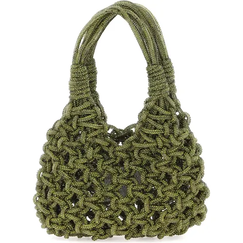Handbags,Kristall Mini Handgewebte Tasche - Hibourama - Modalova