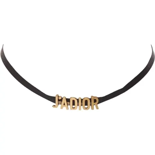 Pre-owned Metal necklaces , female, Sizes: ONE SIZE - Dior Vintage - Modalova