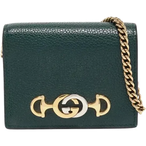 Pre-owned Wallets, female, , Size: ONE SIZE Pre-owned Leather wallets - Gucci Vintage - Modalova