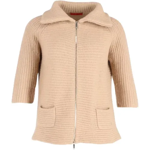 Pre-owned Wolle outerwear , Damen, Größe: 38 EU - Carolina Herrera Pre-owned - Modalova