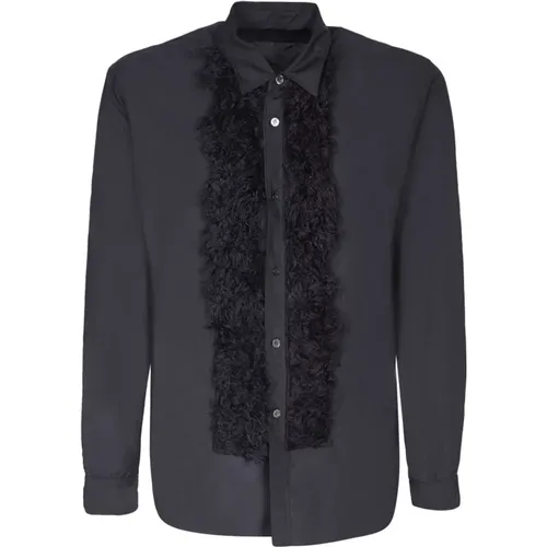 Classic Collar Long Sleeve Shirt , male, Sizes: L, S - Comme des Garçons - Modalova