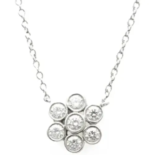 Pre-owned Jewellery, female, , Size: ONE SIZE Pre-owned Platinum necklaces - Tiffany & Co. Pre-owned - Modalova