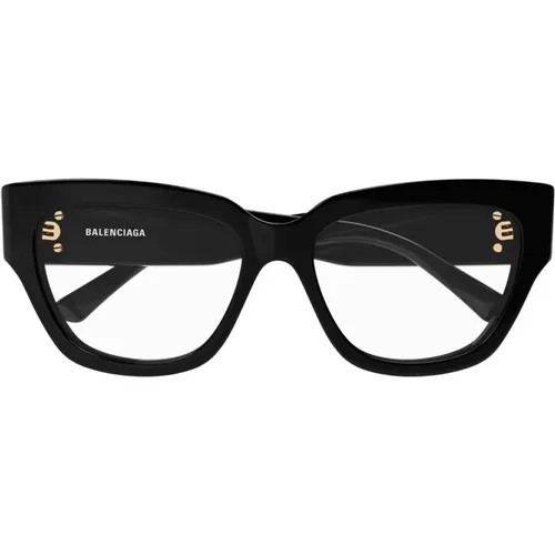 Glasses, female, , Size: 53 MM Butterfly Frame Glasses Bb0326O Everyday - Balenciaga - Modalova