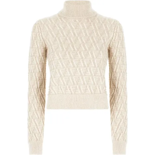 Turtlenecks, female, , Size: 2XS Stylish Knitwear Collection for Women - Fendi - Modalova