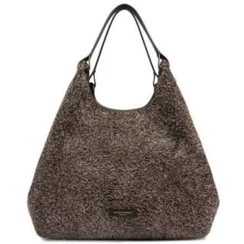 Wildleder Leder Icon Tasche Dunkelbraun - Gianni Chiarini - Modalova