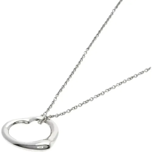 Pre-owned Jewellery, female, , Size: ONE SIZE Pre-owned Silver necklaces - Tiffany & Co. Pre-owned - Modalova