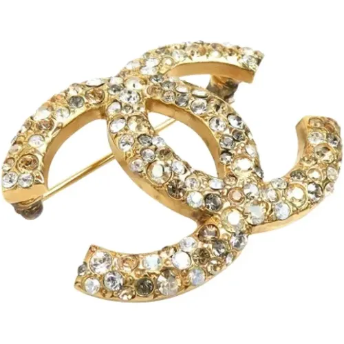 Pre-owned Jewellery, female, , Size: ONE SIZE Pre-owned Metal brooches - Chanel Vintage - Modalova