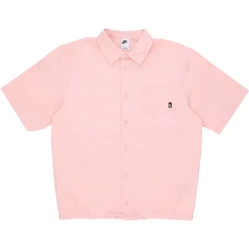 Bloom Button-down Kurzarmhemd , Herren, Größe: XS - Nike - Modalova