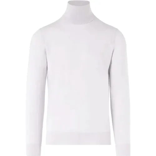 Turtlenecks, male, , Size: 2XL Merino Wool Turtleneck Sweater - Paolo Pecora - Modalova