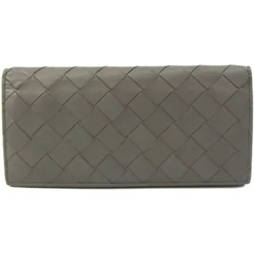 Pre-owned Leather wallets , female, Sizes: ONE SIZE - Bottega Veneta Vintage - Modalova