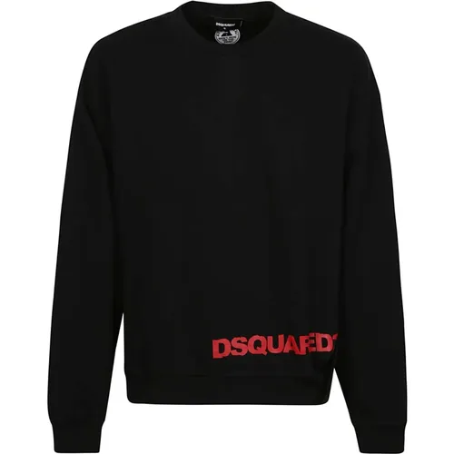 Comfort Sweatshirt , male, Sizes: S, XL, 2XL, M, L - Dsquared2 - Modalova