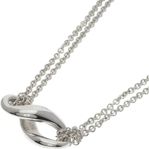 Pre-owned Jewellery, female, , Size: ONE SIZE Pre-owned Silver necklaces - Tiffany & Co. Pre-owned - Modalova