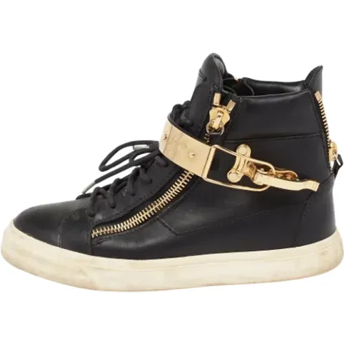 Pre-owned Sneakers, female, , Size: 7 US Pre-owned Leather sneakers - Giuseppe Zanotti Pre-owned - Modalova