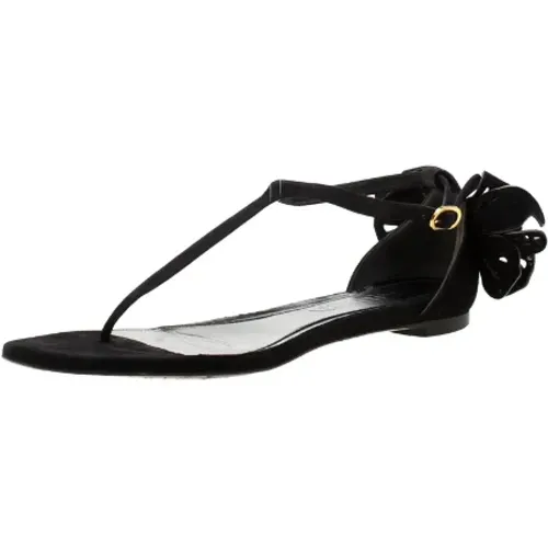 Pre-owned Sandals, female, , Size: 6 US Pre-owned Suede sandals - Alexander McQueen Pre-owned - Modalova