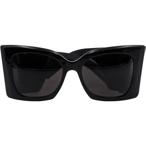Italian Acetate Sunglasses , female, Sizes: ONE SIZE - Saint Laurent - Modalova