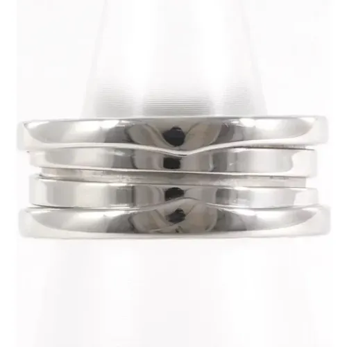 Pre-owned White Gold rings , female, Sizes: ONE SIZE - Bvlgari Vintage - Modalova