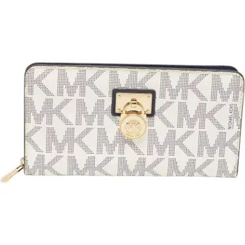 Pre-owned Wallets, female, , Size: ONE SIZE Pre-owned Coated canvas wallets - Michael Kors Pre-owned - Modalova