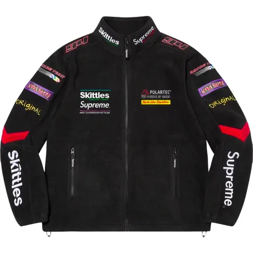 Limitierte Auflage Skittles Polartec Jacke Schwarz - Supreme - Modalova