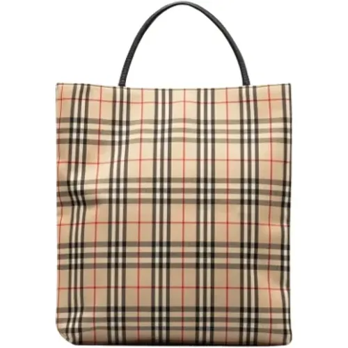 Pre-owned Canvas totes , female, Sizes: ONE SIZE - Burberry Vintage - Modalova