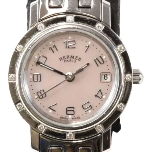 Pre-owned Watches, female, , Size: ONE SIZE Pre-owned Stainless Steel watches - Hermès Vintage - Modalova