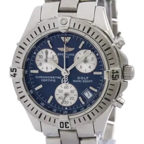 Pre-owned Watches, male, , Size: ONE SIZE Pre-owned Colt A73350 Wristwatch - Breitling Pre-owned - Modalova