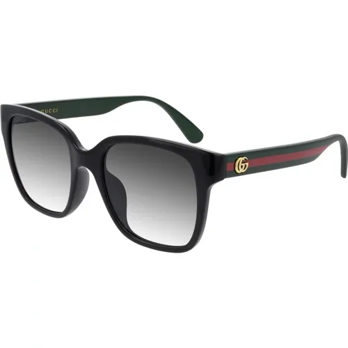 Grey Shaded Sunglasses , female, Sizes: 53 MM - Gucci - Modalova