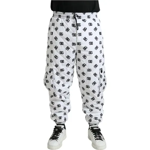 Sweatpants, male, , Size: XL Logo Print Jogger Pants - Dolce & Gabbana - Modalova