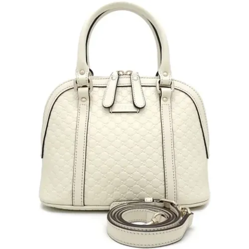 Pre-owned Leder schultertasche - Gucci Vintage - Modalova