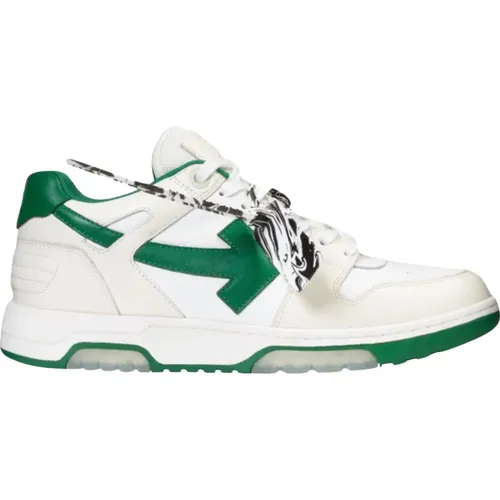 Off , Exclusive Out Of Office Sneakers , male, Sizes: 8 UK - Off White - Modalova