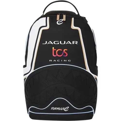 Jaguar Formula-E Backpack , male, Sizes: ONE SIZE - Sprayground - Modalova