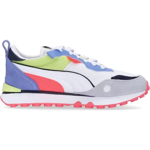 Sneakers, female, , Size: 6 US Vintage Low-Top Sneaker White/Purple - Puma - Modalova